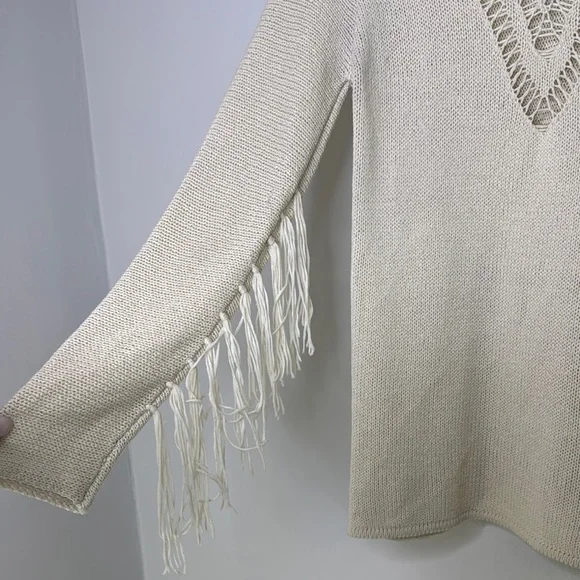 Love on a Hanger Cream Crew Neck Sweater - Picture 5 of 6